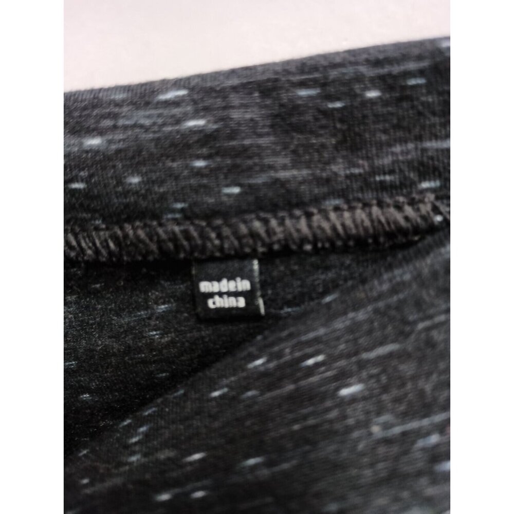 CAbi Womens Skirted M Legging Small Gray Space Dye Ankle Activewear #3210 - Picture 6 of 8